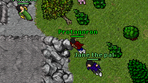Protagoron on screen