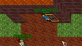 Shrimp Hexor on screen