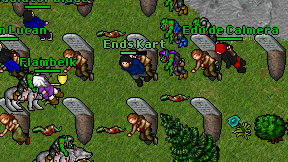 Ends Kart on screen