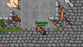 Delvar on screen