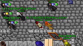 Flaillon the Invader on screen