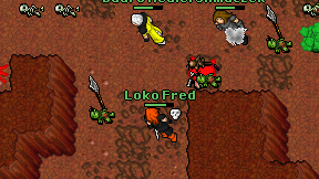 Loko Fred on screen