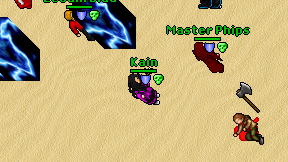 Kain on screen