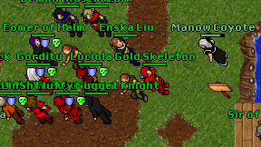 Gold Skeleton on screen