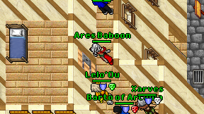 Ares Baboon on screen