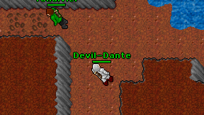 Devil-Dante on screen