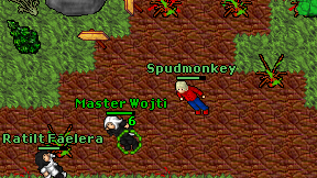 Spudmonkey on screen