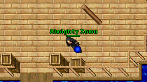 Almighty Xomu on screen