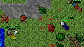 Russo druid on screen