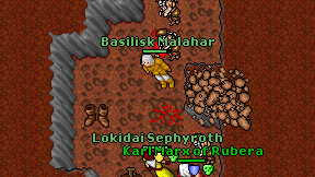 Basilisk Malahar on screen