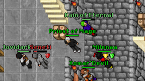 Priest of Mage on screen