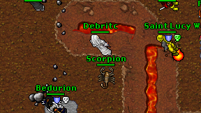 Debritc on screen