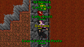 Lady Brat on screen