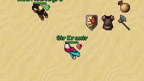 Sir Kraxir on screen