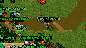 Godly'Druid on screen