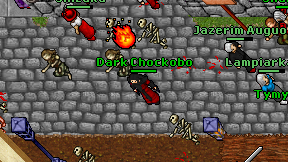Dark Chockobo on screen