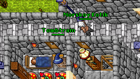 Tombtrain on screen