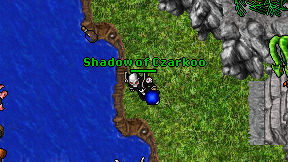 Shadow of Czarkoo on screen