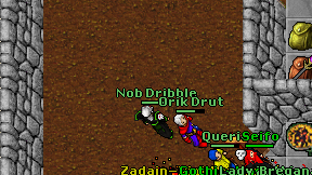 Nob Dribble on screen