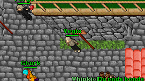 Vegix on screen