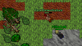 Tex Demolisher on screen