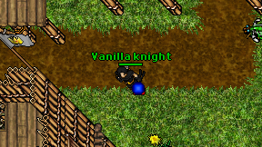 Vanilla knight on screen