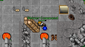 Shiver Command on screen