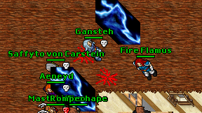 Gansteh on screen