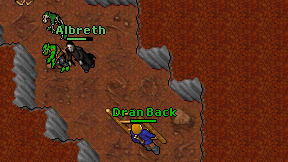 Dran Back on screen