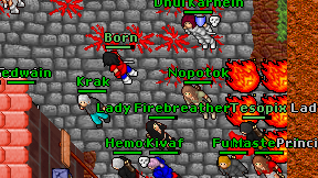 Lady Firebreather on screen