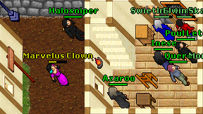 Marvelus Clown on screen