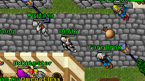 Derty on screen