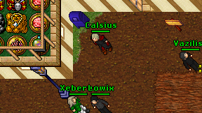 Calsius on screen
