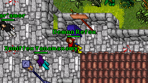 Demon Refox on screen