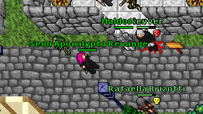 Neon Apocalypta Revange on screen