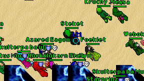 Steket on screen