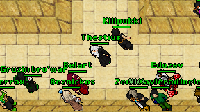 Thestius on screen
