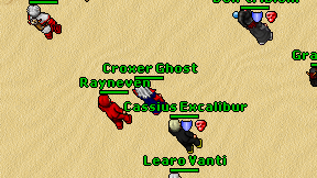 Croxer Ghost on screen