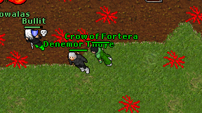 Crow of Fortera on screen