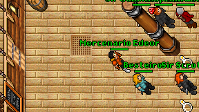 Mercenario Edeor on screen