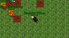Undead Titan on screen