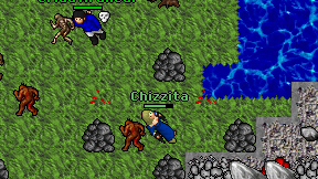 Chizzita on screen
