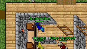 Druid Kika on screen