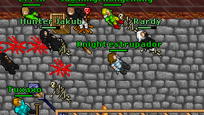 Knight estrupador on screen