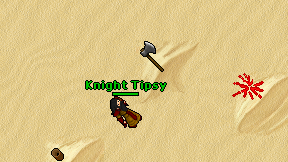 Knight Tipsy on screen