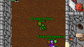 Dragon Toy on screen
