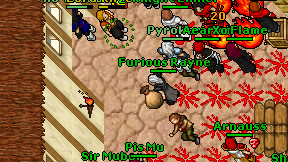 Furious Rayne on screen