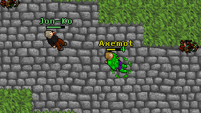 Axemot on screen