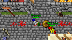 Fogos on screen