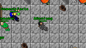 Allenfang on screen